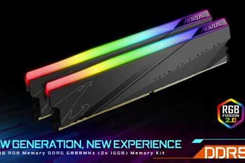 GIGABYTE launches AORUS RGB DDR5-6000 memory kit, decked with RGB lighting