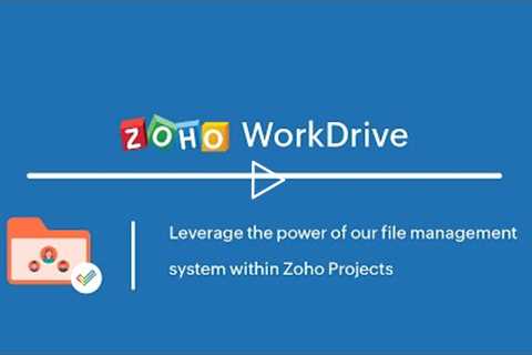 Zoho WorkDrive: now built into Zoho Projects | WorkDrive