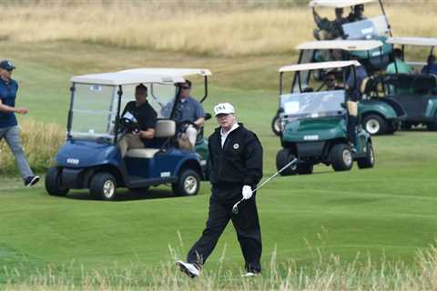 Donald Trump hit a hole-in-one