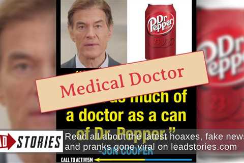 Fact Check: ‘Doctor’ Title Is NOT Nickname — Mehmet Oz Is Licensed Medical Doctor