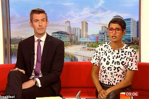 BBC breakfast presenter Munchetty accidentally says Boris JOHNSON spent his first night in prison.