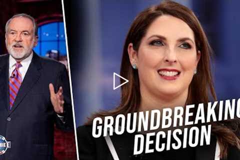 GROUNDBREAKING DECISION by Ronna McDaniel Could Radically Change Politics | Monologue | Huckabee