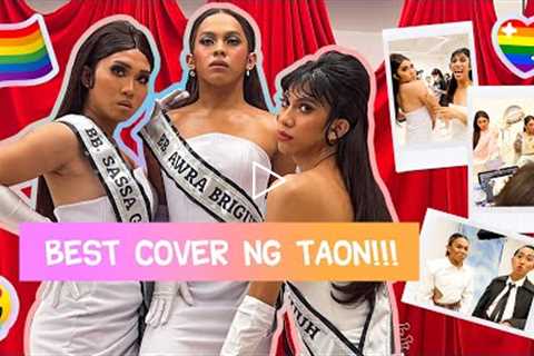 BTS OF PREVIEW PRIDE COVER WITH SASSA GURL AND AWRA BRIGUELA! | mimiyuuuh