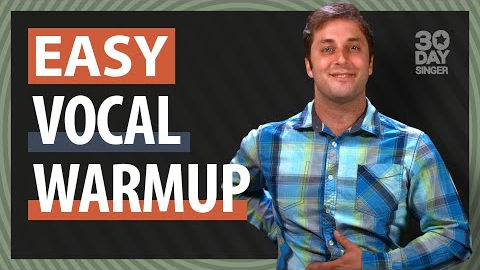 Super Easy 6 MINUTE Vocal Warmup For Beginners | 30 Day Singer