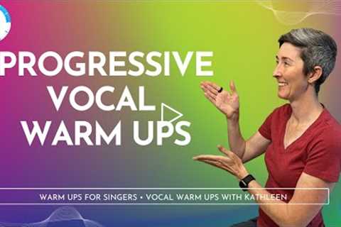 Progressive Vocal Warm Up For Singers | 15 minute vocal warm up