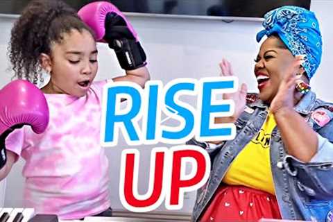 Cute little girl sings RISE UP (Andra Day) w/ Vocal Coach