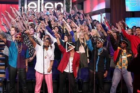 Ellen's Favorite Moments: Mark Ronson and Bruno Mars Perform 'Uptown Funk'