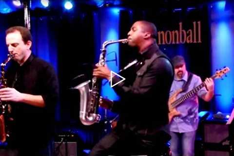 Uptown Funk Mark Ronson ft. Bruno Mars: The Cannonball Band saxophone cover ft Eric Darius