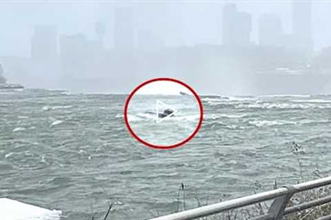 The US Coast Guard Made A Chilling Discovery After Spotting This On The Edge Of The Niagara Falls