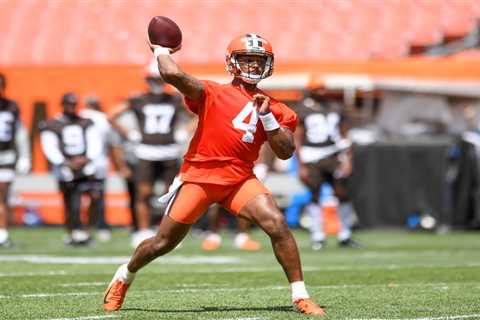 Optics count for Deshaun Watson and the Cleveland Browns