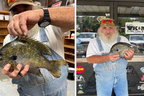 Retired Welder Catches New Louisiana State-Record Bluegill From His Neighbor’s Pond