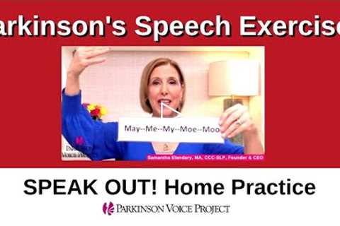 08/17/22 Parkinson's Speech Exercises: Sweet Home Alabama