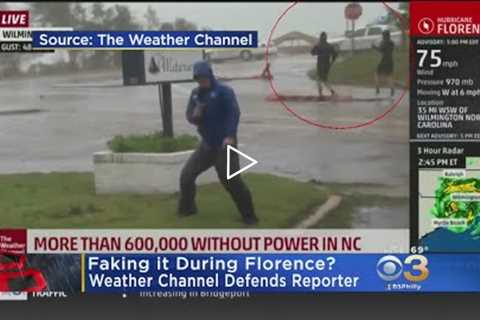 Weather Channel Responds To Claims Reporter Was Faking Coverage Of Hurricane Florence