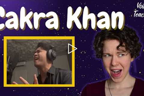 Voice Teacher Reacts to CAKRA KHAN - Iris (Orchestra Cover Version)