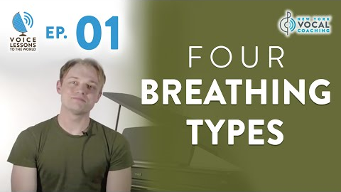 Ep. 1 4 Breathing Types - Voice Lessons To The World