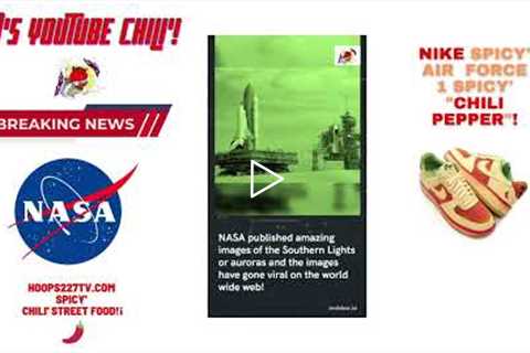 227's YouTube Chili' NASA's Aurora Images of Jupiter! TRENDING NEWS! #NIKE'Spicy' NBA #shorts