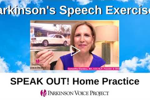 09/1/22 Parkinson's Speech Exercises: First Cars!