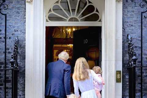 Carrie Johnson’s sweet family tribute in Downing Street snap with Boris, Wilfred and Romy