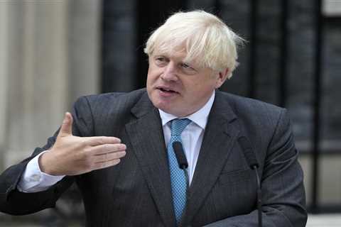 Boris Johnson brands himself a booster rocket ‘splashing down after fulfilling its function’ in..