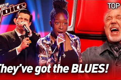 The best BLUES Blind Auditions to warm your SOUL on The Voice | Top 10