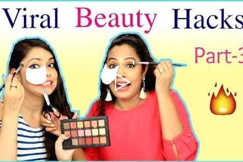 Testing Out WEIRD Beauty Hacks | #Part3 #Fun #Viral #ShrutiArjunAnand