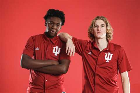 Five Star Montverde teammates Derik Queen and Liam McNeeley visit Indiana