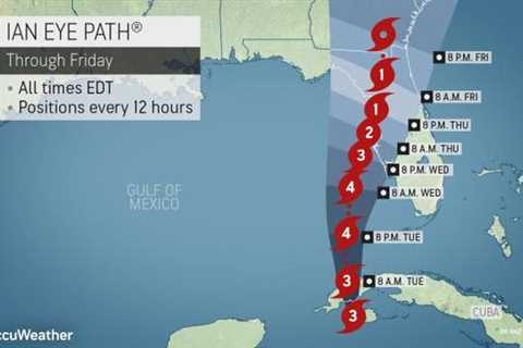 Hurricane Ian could become Category 4 storm.  Naples out of NHC cone