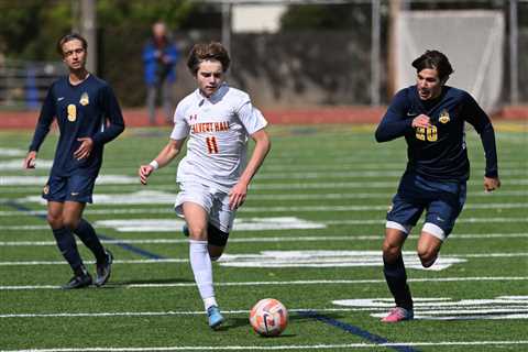 Football from Calvert Hall goes to Cleveland and wins 4-2 against national powerhouse St. Ignatius..