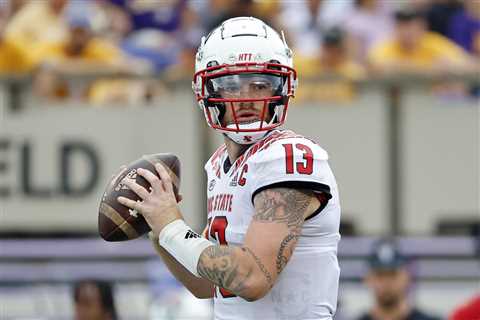 North Carolina State QB Devin Leary (shoulder) out vs. Syracuse