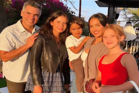 Jessica Alba And Her Family Of Three Children And Husband Cash Warren Attended The Los Angeles..