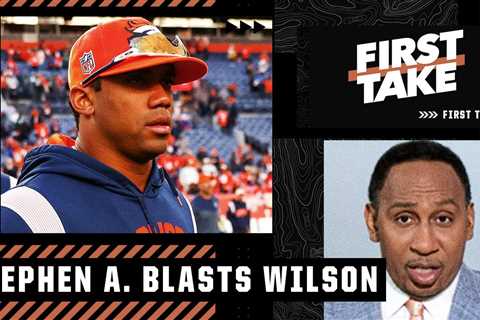 Stephen A. puts Russell Wilson ON BLAST 🗣️ ‘That is an ATROCITY’ in Denver! | First Take