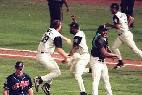 The 1997 World Series between Cleveland and Marlins 25 years later