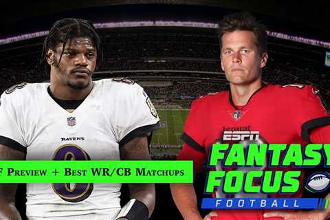 TNF Preview, best WR/CB Matchups 🏈 | Fantasy Focus Live!