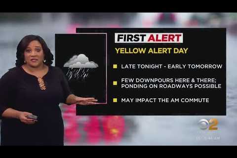 First Alert Weather: Yellow Alert tonight