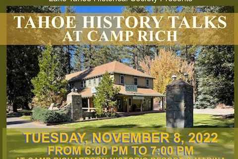 Fireside Chat to feature Lake Tahoe: A Rephotographic History, 1860-1960 | South Lake Tahoe