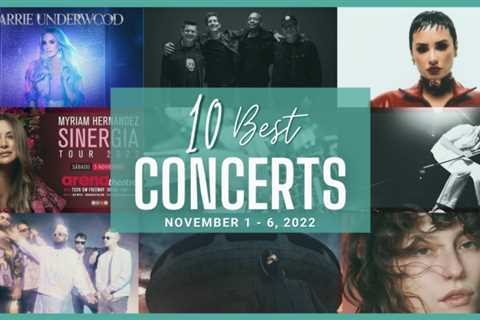 Top 10 Houston Concerts this weekend of November 3, 2022