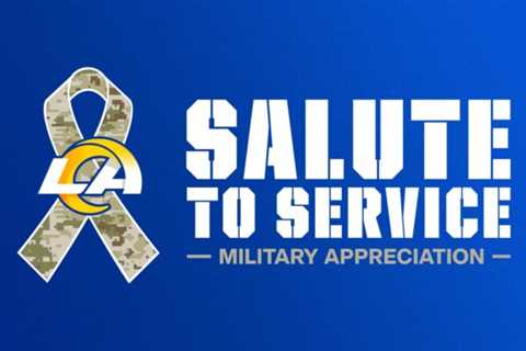 Los Angeles Rams fifth annual ‘Salute to Service Week’ to feature variety of military appreciation..