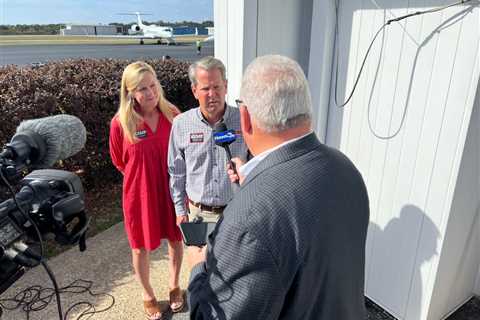 gov.  Kemp, Sen. Warnock both close out campaigns with stops in Columbus;  Both talk exclusively to ..