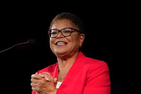 Los Angeles mayor’s race: Rep. Karen Bass beats developer Rick Caruso