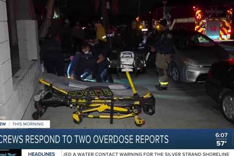 2 reported overdoses immediate response from San Diego emergency crews