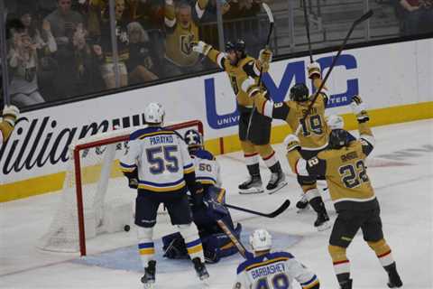 Golden Knights defeat St. Louis Blues in shootout