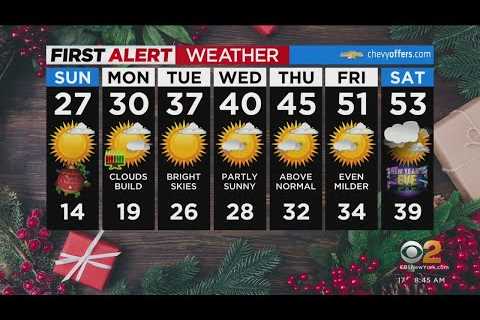 First Alert Weather: Frigid temperatures for Christmas