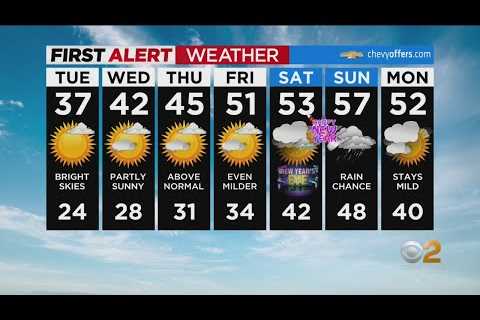 First Alert Weather: CBS2’s 12/26 nightly update at 11 p.m.