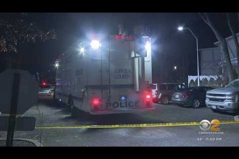 2 Suffolk County Police officers stabbed; suspect shot and killed