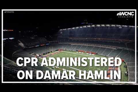 CPR administered on Bills safety Damar Hamlin