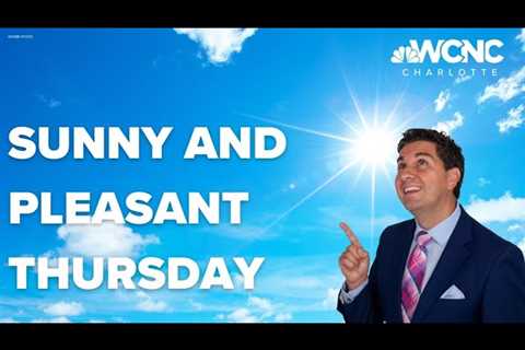 Forecast: Sunny and pleasant Thursday