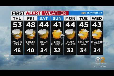 First Alert Forecast: CBS2 1/4 Nightly Weather at 11PM