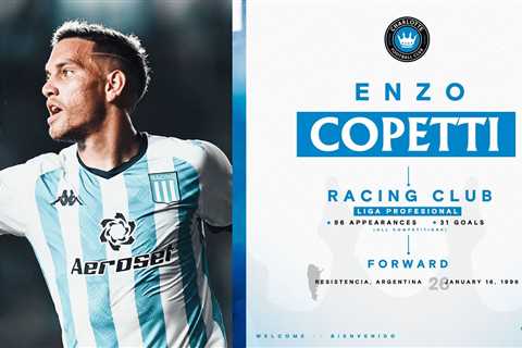 Welcome to the Queen City, Enzo Copetti