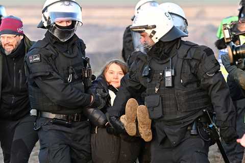 JUST IN: Swedish Climate Brat Greta Thunberg Detained by German Police for Protesting a New Coal..