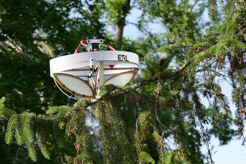 It’s not a UFO—this drone is scooping animal DNA from the tops of trees